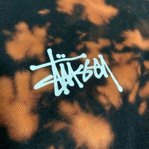 STUSSY Bleach Tie Dye Shirt